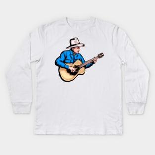 outlaw country Kids Long Sleeve T-Shirt